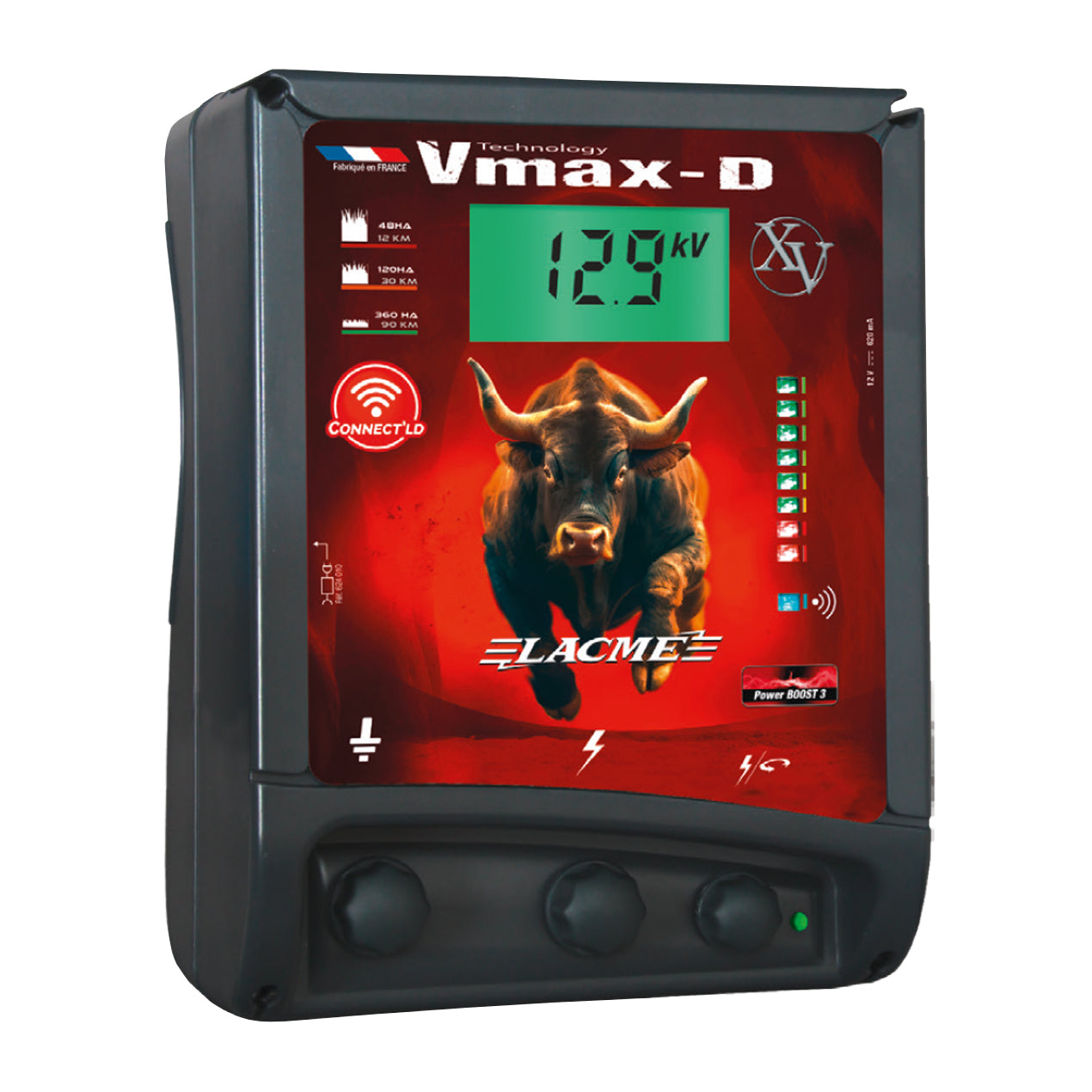 Elektryzator uniwersalny 230/12V Lacme VMAX-D CONNECT’LD